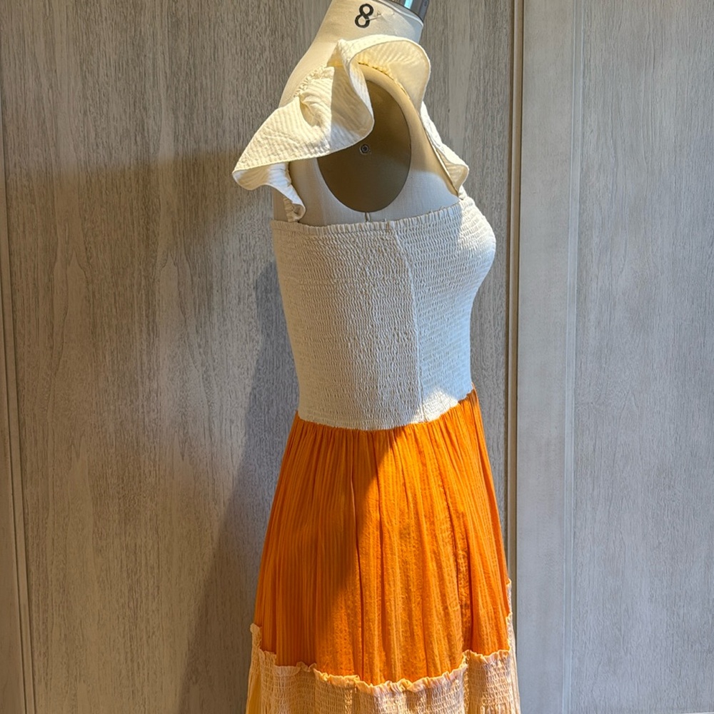 Colorful cotton summer dress Size XS/S. Like new. Long maxi sleeveless d… - Picture 5 of 16